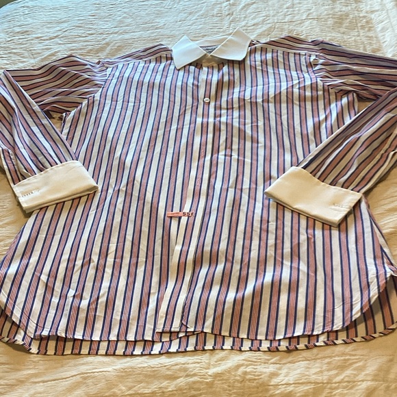 Turnbull & Asser Other - Turnbull & Asser Multicolor Striped Dress Shirt 16.5